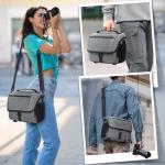RAINSMORE Waterproof Camera Sling Bag with Tripod