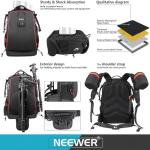 Neewer Waterproof Adjustable Camera Backpack for Drones