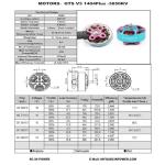 SmooX GTS V3 1404 Brushless Motor Set 4PCS