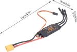 Drfeify 40A Brushless ESC Speed Controller for Drones