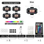 YiYFiT LED Strobe Lights with Remote Control
