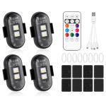 LED Strobe Lights with Remote Control - 4PCS