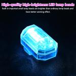 Rppiup 4-Pack Remote Control LED Strobe Lights