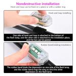 Rppiup 4-Pack Remote Control LED Strobe Lights