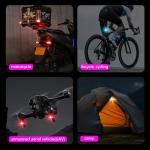 Rppiup 4-Pack Remote Control LED Strobe Lights