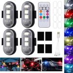 4-Pack Colorful LED Strobe Lights for Drones