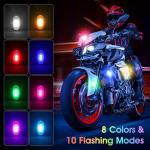 4-Pack Colorful LED Strobe Lights for Drones