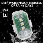 4PCS Remote-Controlled LED Strobe Lights - 8 Colors