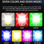 OBEST Waterproof LED Strobe Light for Drones