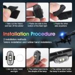 4-Pack Colorful LED Strobe Lights for Drones