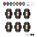 6pcs LED Strobe Lights for Drones - 7 Colors