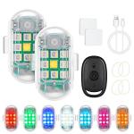 Ainiv 2PCS USB LED Strobe Lights for Drones