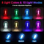 Wireless LED Strobe Light for Drones – 8 Colors