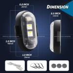 6-Pack LED Strobe Lights for Drones and Vehicles