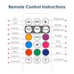 Wireless LED Strobe Light for Drones – 8 Colors