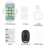 Ainiv 2PCS USB LED Strobe Lights for Drones