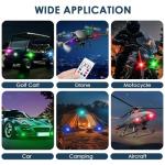 Wireless LED Strobe Light for Drones – 8 Colors