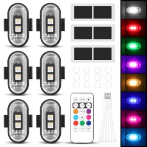 Wireless LED Strobe Lights for Drones and Bikes