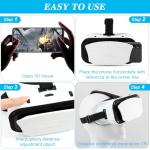 Adjustable 3D VR Headset for Mobile Gaming