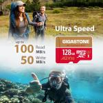 GIGASTONE 128GB Micro SD Card for Drones