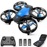 4DRC Mini Drone with 3 Batteries & Storage Bag
