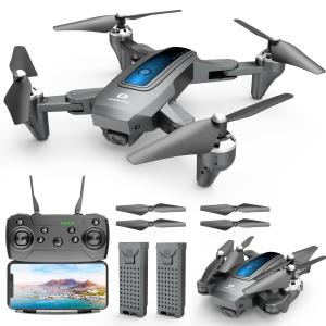 Deerc Drone with 1080P FHD Camera & 2 Batteries