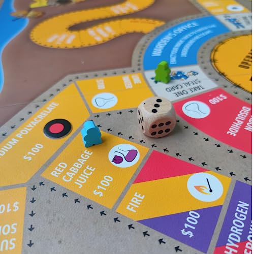 Kitki ESCAPE EVIL Fun Educational Board Games STEM Toys On SCIENCE For Kids 8-10 9-12 12-14 Years & Up. Chemistry Kit Gifts For Boys Girls & Teens.