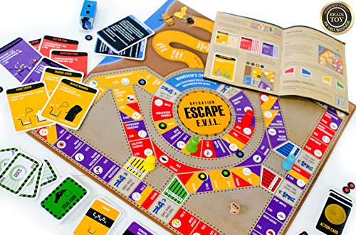 Kitki ESCAPE EVIL Fun Educational Board Games STEM Toys On SCIENCE For Kids 8-10 9-12 12-14 Years & Up. Chemistry Kit Gifts For Boys Girls & Teens.