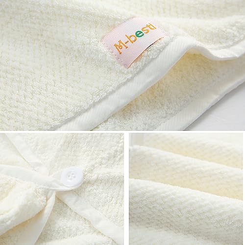 2 Pack Hair Towel Wrap,Hair Drying Towel with Button, Microfiber Hair Towel, Dry Hair Hat, Bath Hair Cap (Pink&Beige)