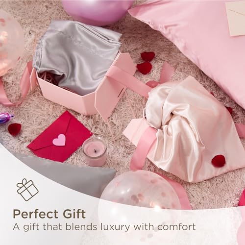 Bedsure Satin Pillowcases Set of 2