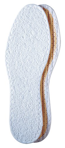 Pedag Summer Cotton Insoles | Odor Control | White | 1 Pair