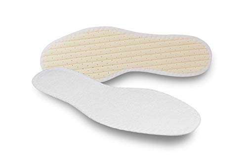 Pedag Summer Cotton Insoles | Odor Control | White | 1 Pair