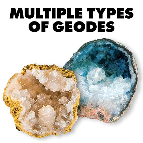Geode Explorer Science Kit - Crack Open 7 Amazing Rocks and Find Crystals!