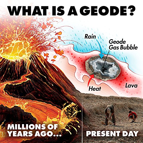 Geode Explorer Science Kit - Crack Open 7 Amazing Rocks and Find Crystals!