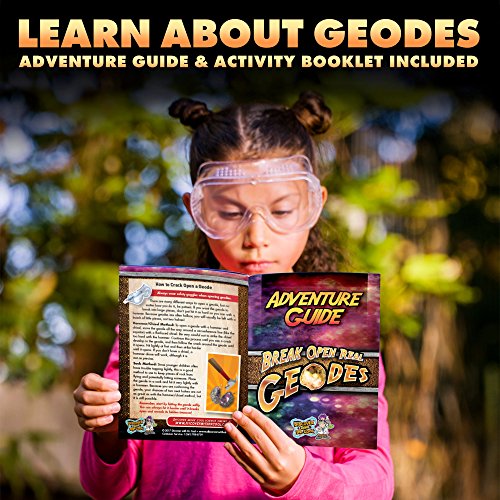 Geode Explorer Science Kit - Crack Open 7 Amazing Rocks and Find Crystals!