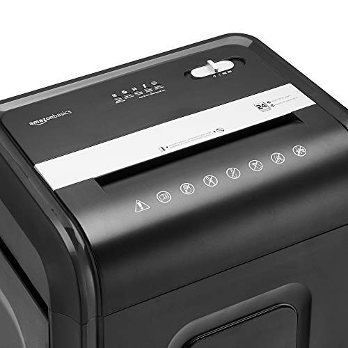 Basic 24 Sheet Cross Cut Shredder - Black