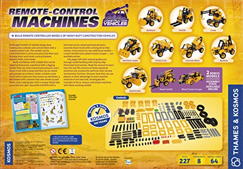 RC Construction Vehicles STEM Kit | Build 8 Working Models