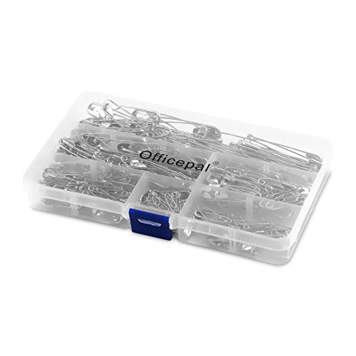 Premium Quality Safety Pins - 6 Sizes