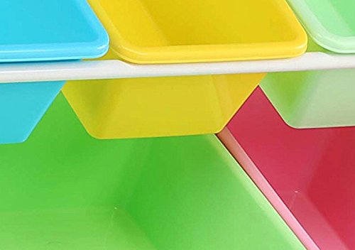 Kids' Toy Storage Organizer by Humble Crew, White/Pastel