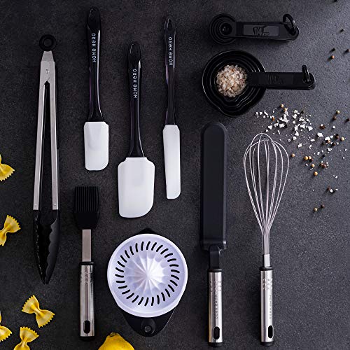 Home Hero Kitchen Utensil Set Cooking Utensils Set - Nylon Kitchen Utensils Set Kitchen Tool Set 44 Pcs. Cooking Utensil Set Kitchen Set Spatula Set Kitchen Gadgets Kitchen Tools Kitchen Accessories