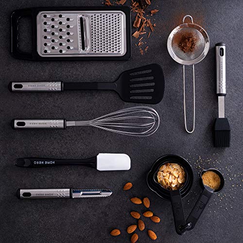 Home Hero Kitchen Utensil Set Cooking Utensils Set - Nylon Kitchen Utensils Set Kitchen Tool Set 44 Pcs. Cooking Utensil Set Kitchen Set Spatula Set Kitchen Gadgets Kitchen Tools Kitchen Accessories