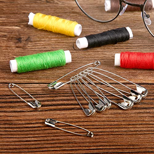 Premium Quality Safety Pins - 6 Sizes