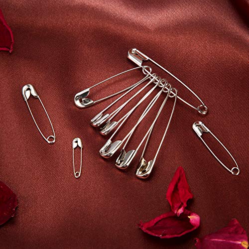 Premium Quality Safety Pins - 6 Sizes
