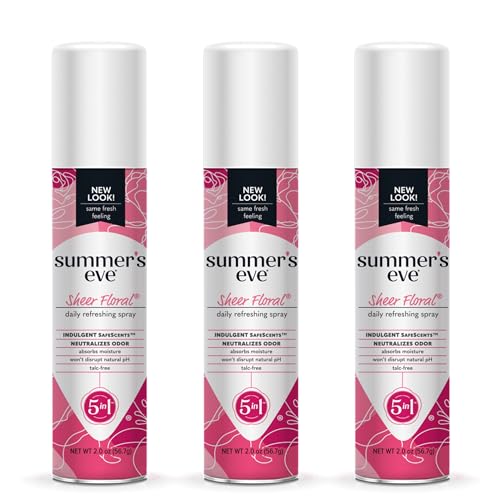 Summer's Eve Floral Feminine Spray Trio
