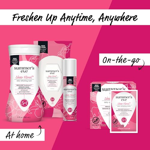 Summer's Eve Floral Feminine Spray Trio