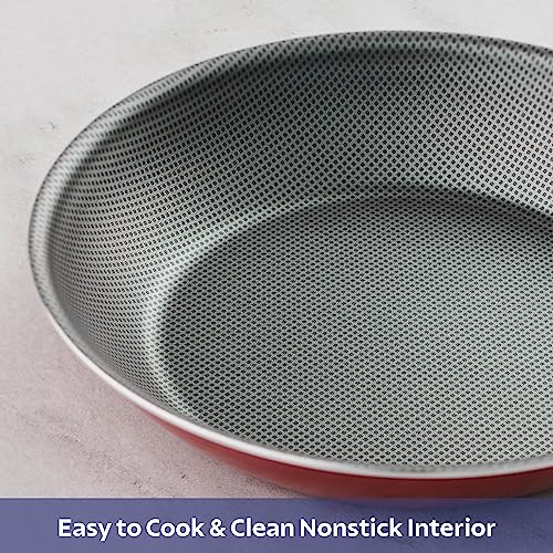 LEGENDARY-YES 18 Piece Nonstick Pots & Pans Cookware Set Kitchen Kitchenware Cooking NEW (RED)