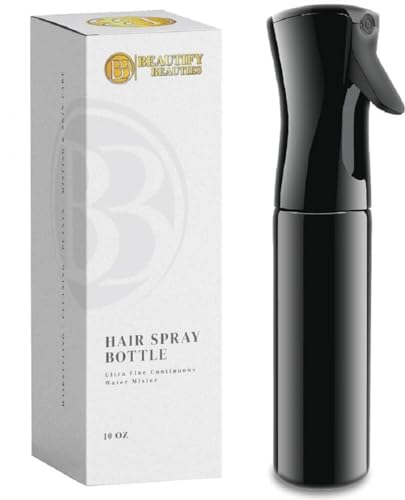 Hair Spray Bottle for Hairstyling, Cleaning, Plants, Misting & Skin Care