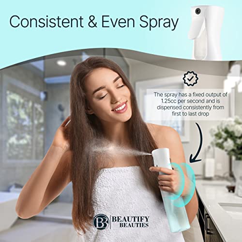 Hair Spray Bottle for Hairstyling, Cleaning, Plants, Misting & Skin Care