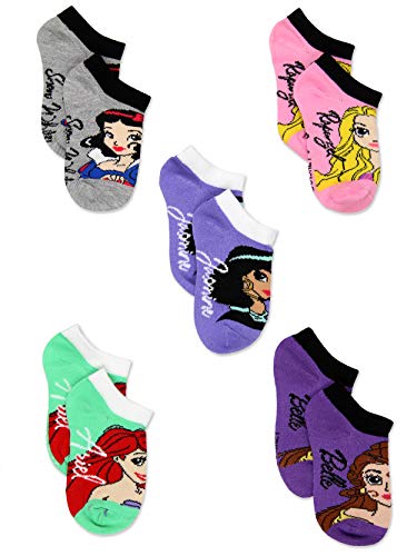 Disney Princess Toddler Girls 5 pack Sock Set