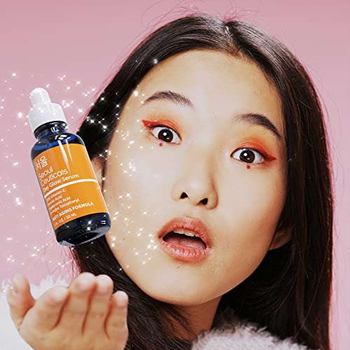 Korean Skin Care K Beauty - 20% Vitamin C Hyaluronic Acid Serum + CE Ferulic Acid Provides Potent Anti Aging, Anti Wrinkle Korean Beauty 1oz